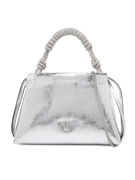 PINKO Дамска чанта Mini Clutch+Manico SP Al PLTT сребрист