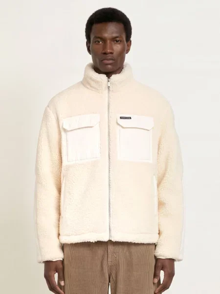 Canada Goose Bunda Z Teddy Kožešiny Harrier V Kombinaci Materiálů režná bílá