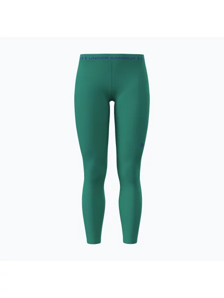 Colanți de antrenament pentru femei Under Armour HeatGear Leggings geode green/team royal verde