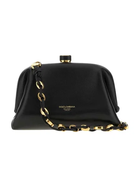 Torebka Dolce And Gabbana skórzana czarna