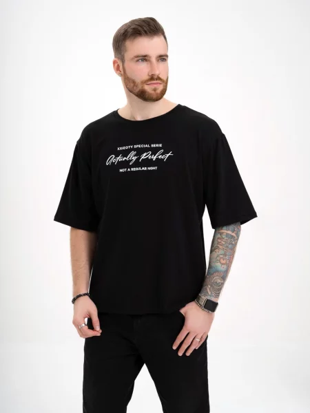 Футболка Issa Plus без косточек черная