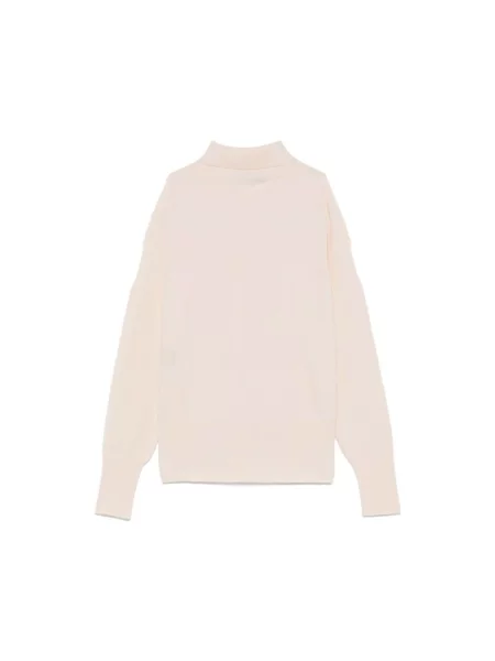 Sweter z golfem D.exterior beżowy