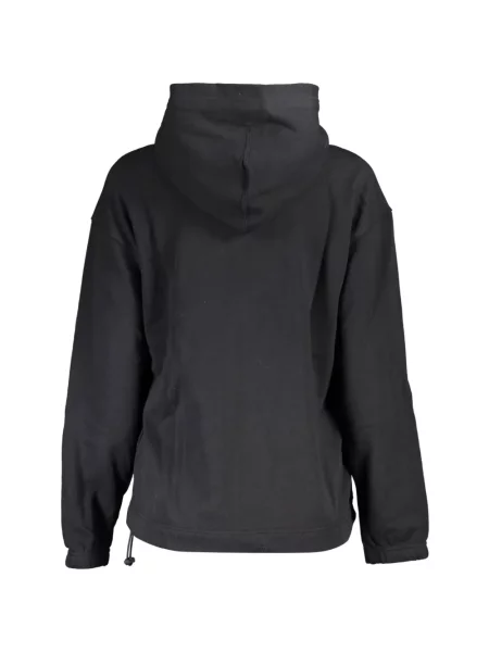 Hanorac cu glugă Calvin Klein cu broderie negru