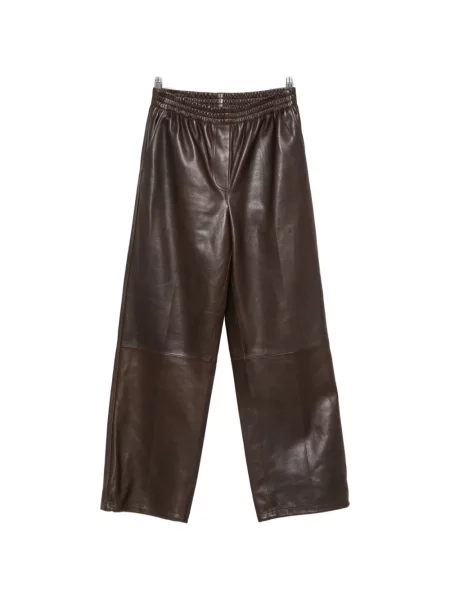 Pantaloni Simkhai din piele maro