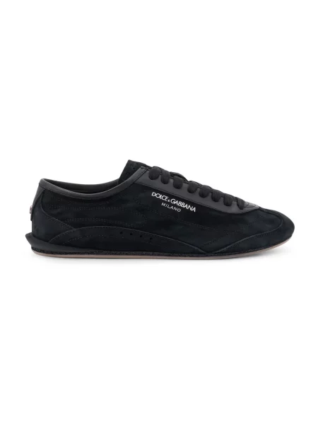 Półbuty Dolce And Gabbana skórzane czarne