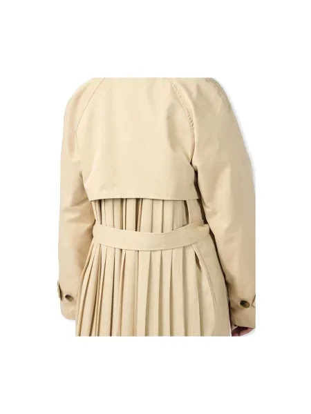 Geacă Yas plisată bej