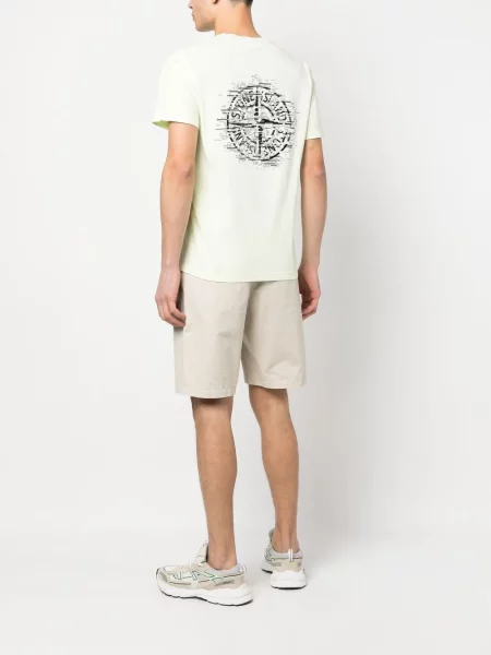 Μπλούζα Stone Island με σχέδιο πράσινο