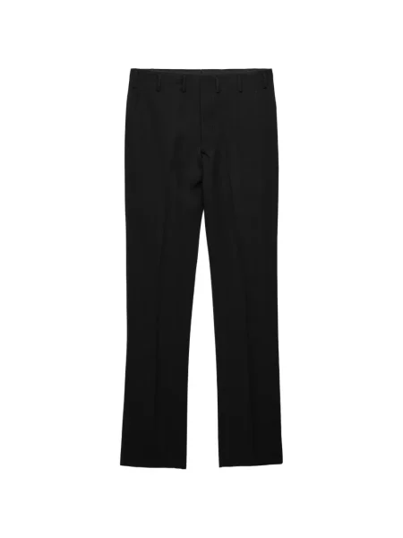 Pantaloni Prada de lână negru