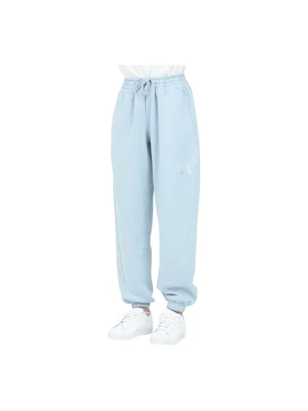 Joggery Adidas polarowe niebieskie