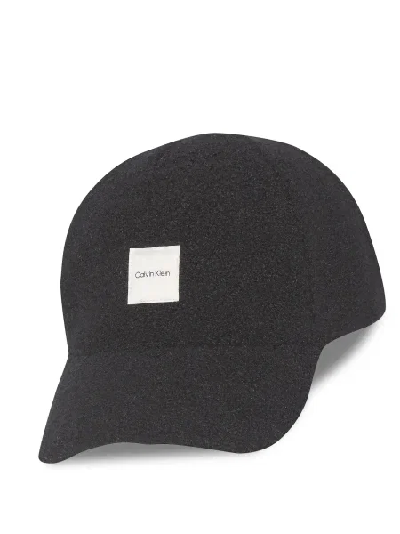 Calvin Klein Șapcă / alb negru
