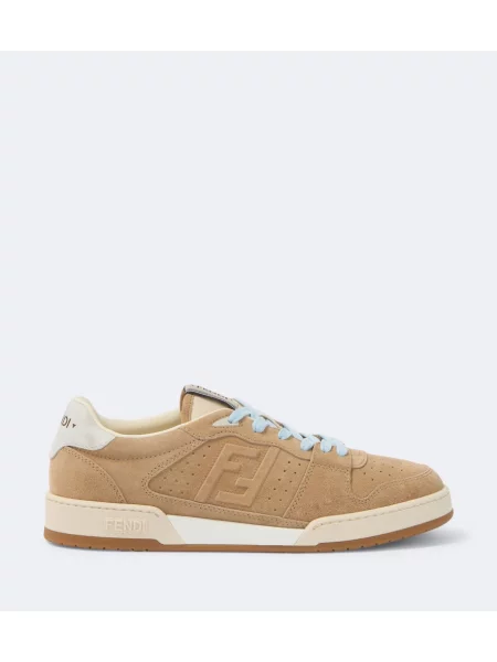 Szarvasbőr sneaker Fendi bézs