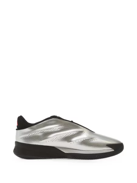 Szorty Adidas z dżerseju z kołnierzem piłkarskie niebieskie