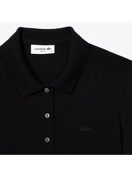 Поло Lacoste черное