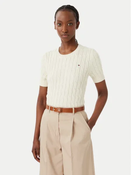 Tommy Hilfiger Pulover Crem