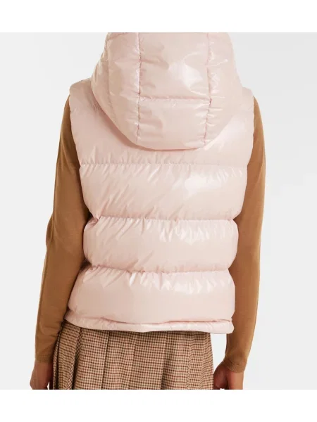 Vestă din puf Moncler roz
