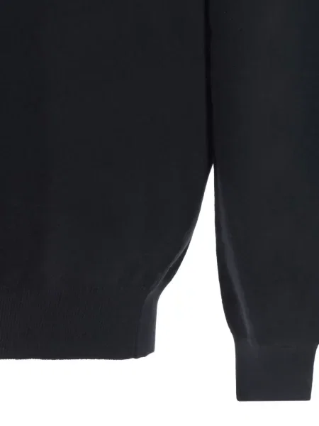 Πουλόβερ Zegna με στρογγυλή λαιμόκοψη μαύρο