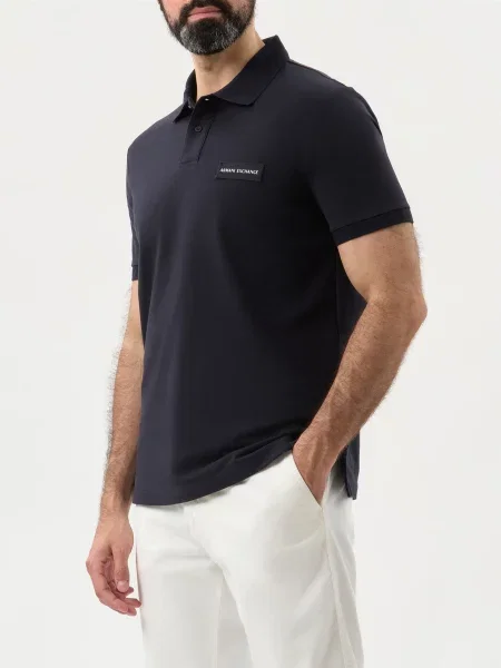 Поло Armani Exchange синее