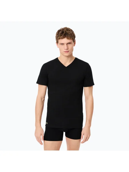 Lacoste 3 db póló Slim Fit fekete