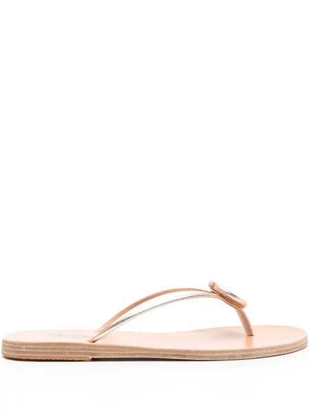 Șlapi Ancient Greek Sandals din piele auriu