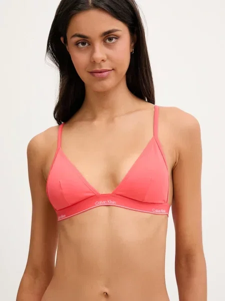 Calvin Klein plavková podprsenka růžová