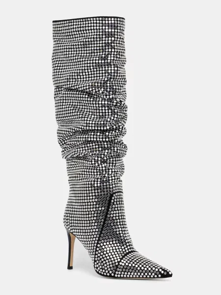 Ботуши MICHAEL Michael Kors Dawn с тънък сребристо