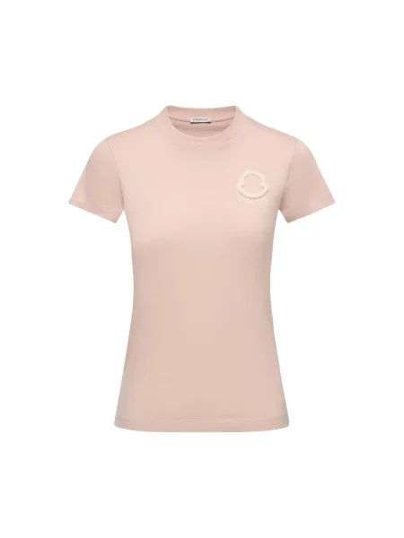 Koszulka Moncler różowa