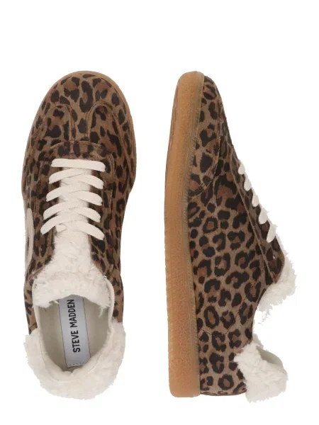 STEVE MADDEN Rövid szárú sportcipők ELORA barna / cappuccinobarna fekete