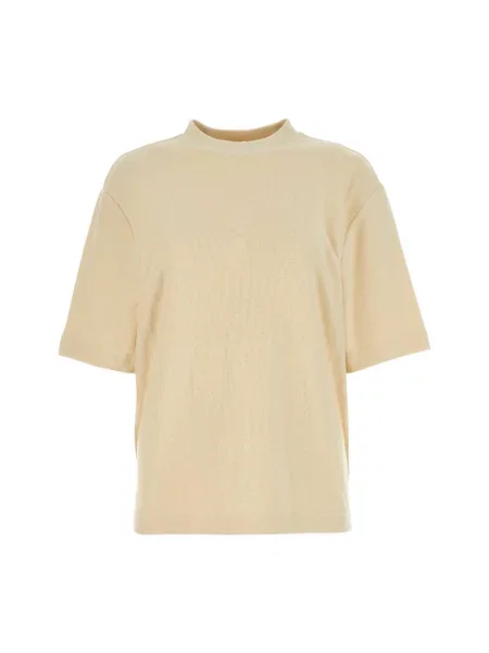 Koszulka Burberry frotte beżowa
