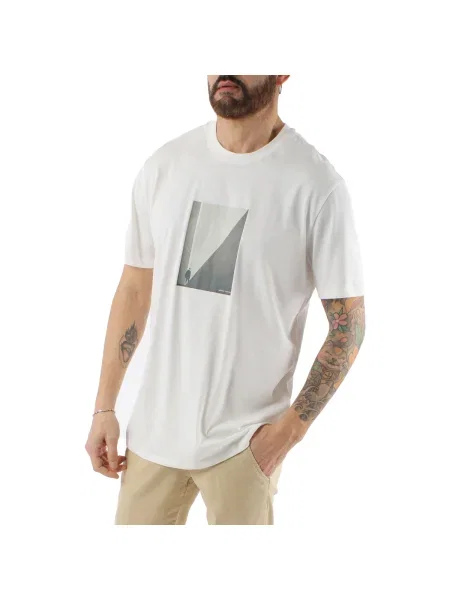 Tricou Eax alb