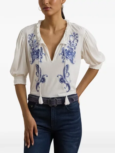 Top Lauren Ralph Lauren alb