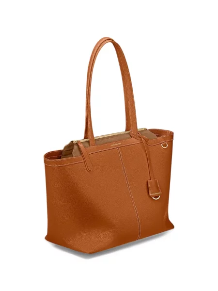 Τσάντα shopper Maison De Sabré καφέ