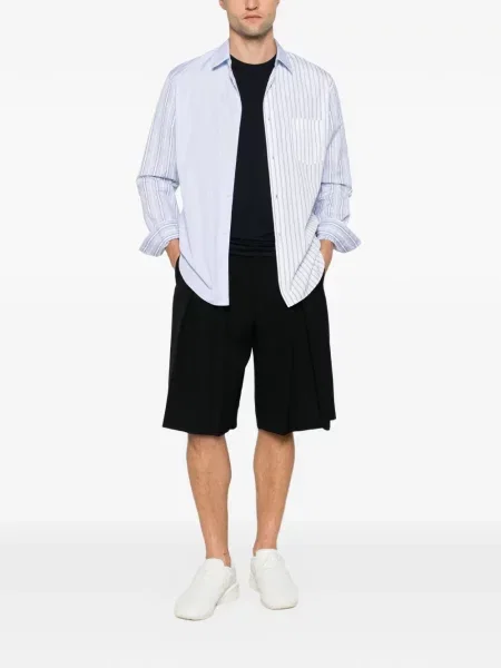 Къс тениска Comme Des Garçons Shirt с принт синьо