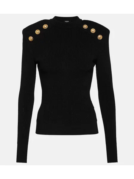 Pulover Balmain tricotate negru