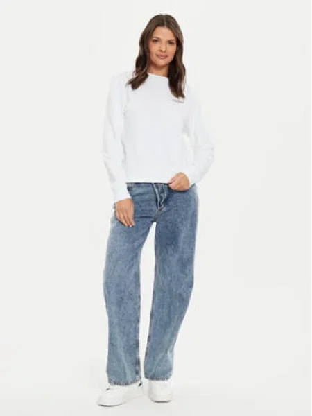 Guess Jeans Mikina bílá