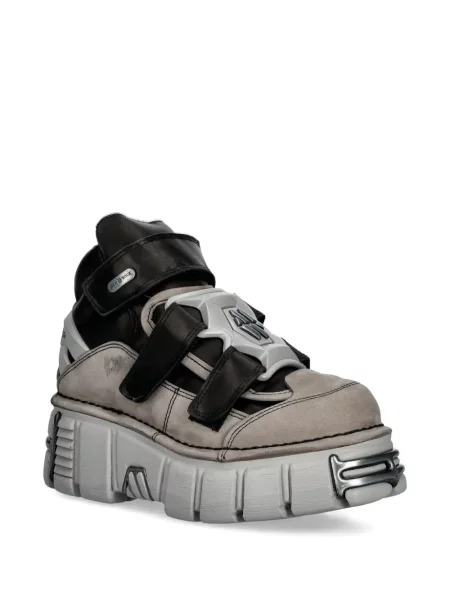 Sneakerși New Rock cu perle cu platformă
