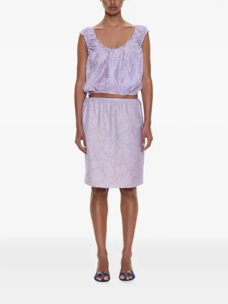 Top Christopher Esber din jacard violet