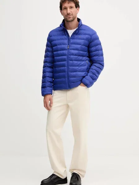 Tommy Hilfiger geacă petrecută pentru bărbați albastru