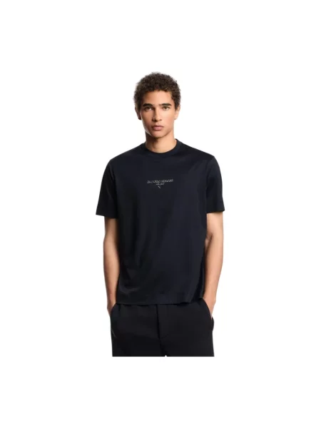 Koszulka Emporio Armani niebieska