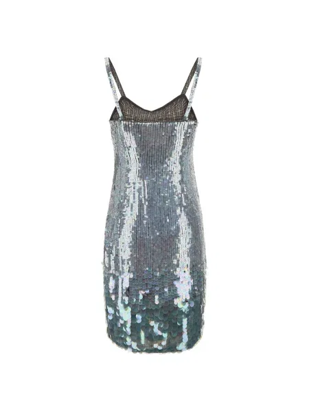 Mała mały sukienka mini Parosh garniturowa szara