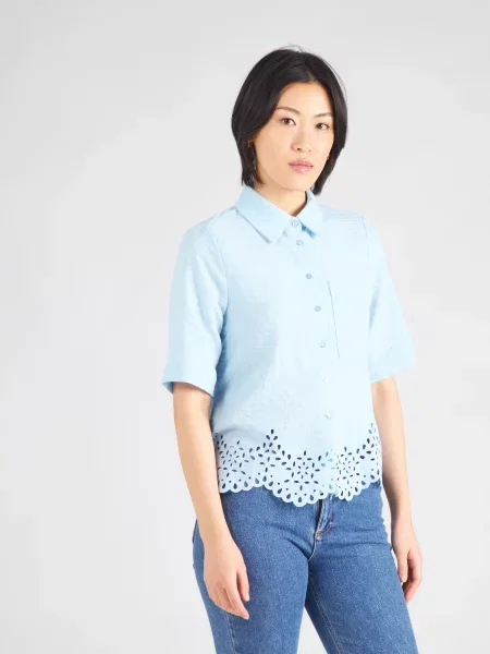 VERO MODA Blúz VMOTTA' világoskék