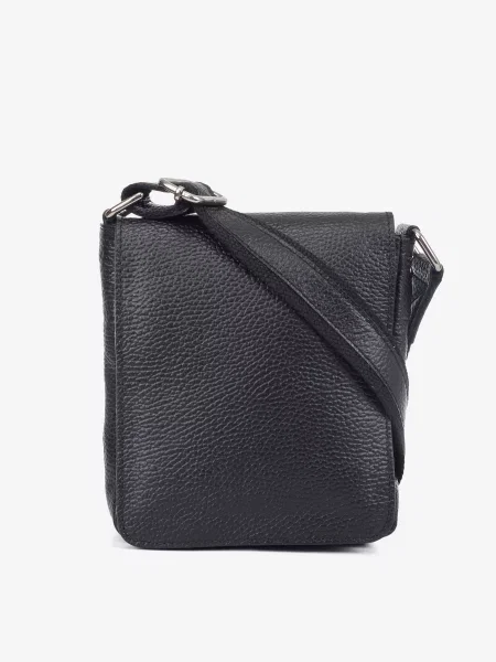 Кожаная сумка через плечо Inbag черная