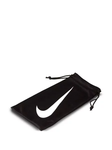 Talia legginsy Nike w kratkę z nadrukiem fioletowe