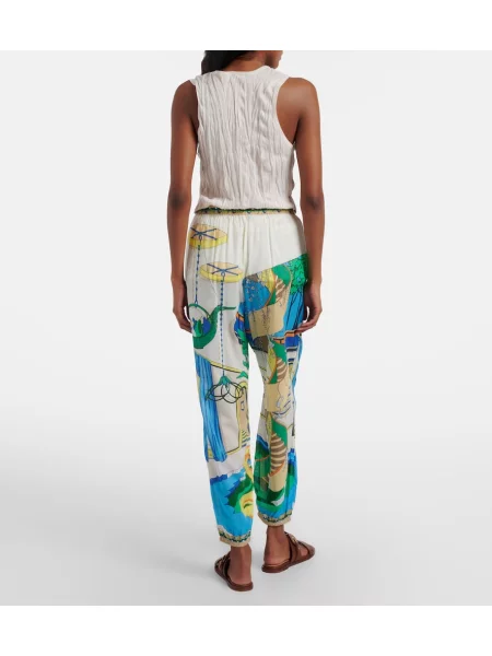 Pantaloni Tory Burch cu imagine conici