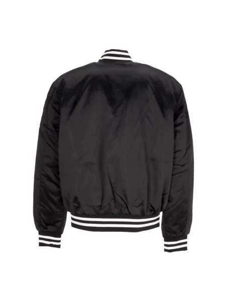 Satynowy kurtka bomber Billionaire czarny