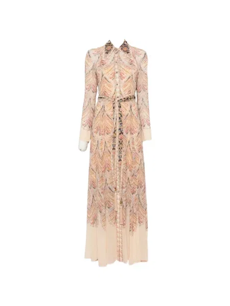 Rochie maxi Zimmermann cu funde cu model paisley
