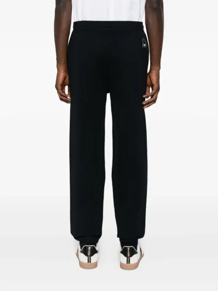 Pantaloni Emporio Armani cu cordon albastru