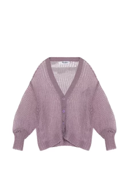 Cardigan The Attico tricotate violet