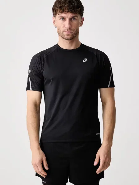 Asics T-shirt treningowy ROAD LITE-SHOW SS TOP czarna