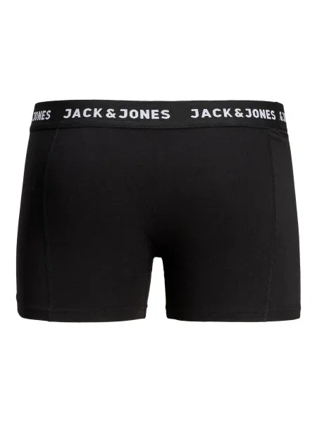 JACK & JONES Boxeri Huey negru alb