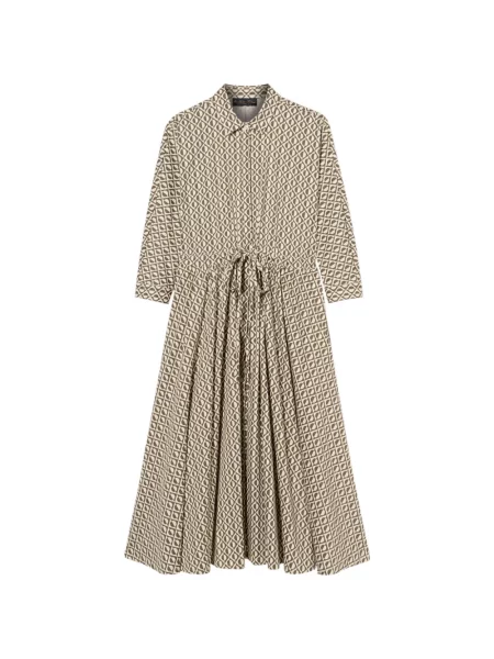Rochie midi Brooks Brothers cu cordon